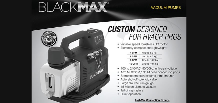 BlackMax Vacuum Pumps
