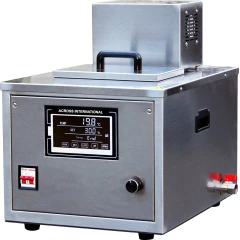 Ai H200 15L SST Heated Recirculator, 200°C, wider stainless housing with front display, lidded bath and valve