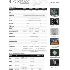 CPS BlackMax 6 CFM Ignition Proof Vacuum Pump – view 2