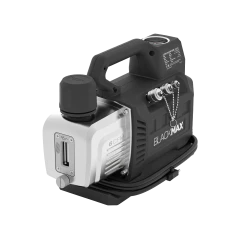 CPS BlackMax 6 CFM Ignition Proof Vacuum Pump, black body with carry handle, silver pump end and oil cap
