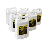 CPS Vacuum Pump Oil, 1 Gallon, six white gallon jugs with yellow and black labels