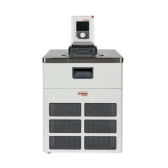 Julabo DYNEO DD-1000F, -50 to 200°C, white refrigerated bath with small control head and vented front