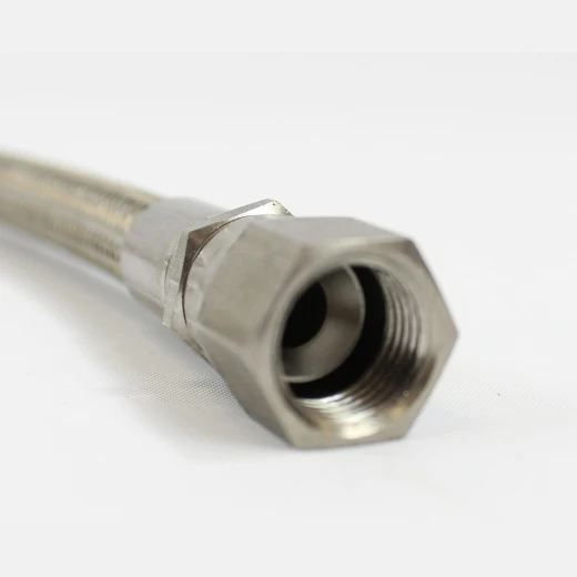 84"x1/4" JIC PTFE High Pressure Stainless Steel Hose