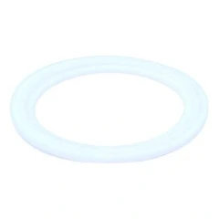 Ai 2" PTFE Tri-Clamp Centering Ring, single white ring shown on a white background
