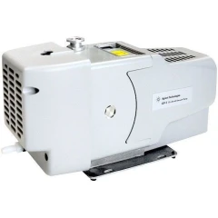 Agilent IDP-3 2.1 cfm Dry Scroll Pump 110V, light grey compact housing with vented ends and top inlet port