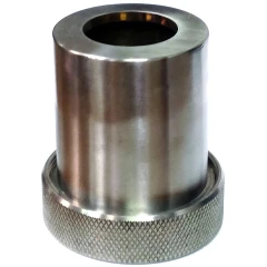 50ml Stainless Steel Jar Jacket MSSC.50, stainless steel sleeve with knurled base ring