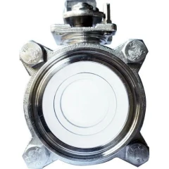 Ai 2" 304 SST Tri-Clamp Ball Valve with Lock – view 2