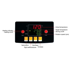 Ai HP11 11" PID Hot Plate Stirrer, 2 Gallon – view 3
