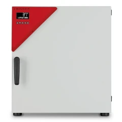 Binder CB-S 170 CO2 Incubator, front view with grey door, red control panel corner and black handle