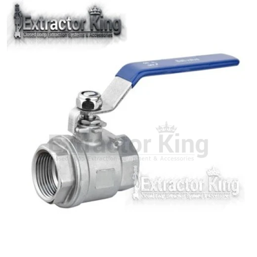 2pcs 1/4" female mini ball valve