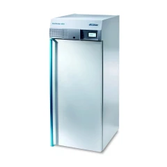 HettCube 600 Incubator, 351 L, tall stainless cabinet with single door and top control display