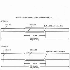 Ai RTF1200 1-3 Zone Rotary Tilting Tube Furnace – view 9