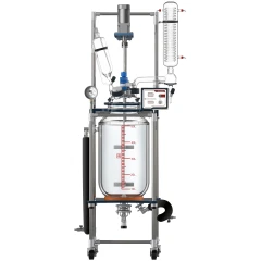 Ai 50L Single or Dual Jacketed Glass Reactor – view 2