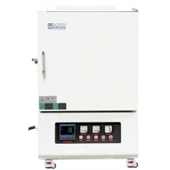 Ai CF1200 1200°C Benchtop Muffle Furnace, white cabinet with side-hinged door and control panel with gauges