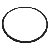 10" Tri-Clamp Gasket, Viton or Buna-N, large thin black rubber ring gasket, white background