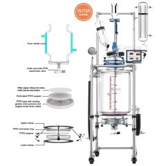 Ai 50L Jacketed Filter Glass Reactor – view 5