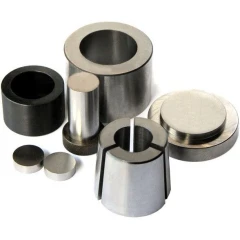 Ai 25mm Easy-Retrieve Dry Pressing Die Set, steel sleeve, split collar, plunger, base plate, pellets and black ring