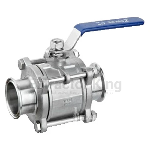 2" 3pcs Triclamp Ball Valve
