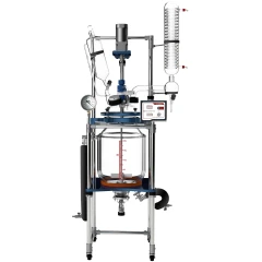 Ai 20L Single or Dual Jacketed Glass Reactor – view 2