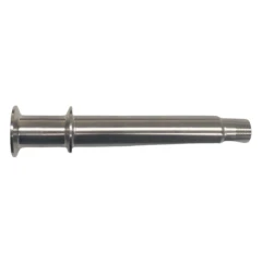 Ai 316L Spray Ball Lance for SST Reactors, polished stainless lance with clamp flange and threaded tip