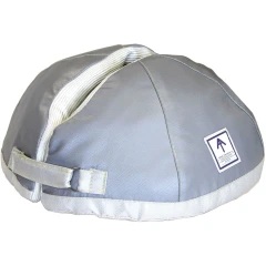 Ai DomeShield 800C Insulating Top, 10L Flask, grey fabric dome with white trim, side opening and strap