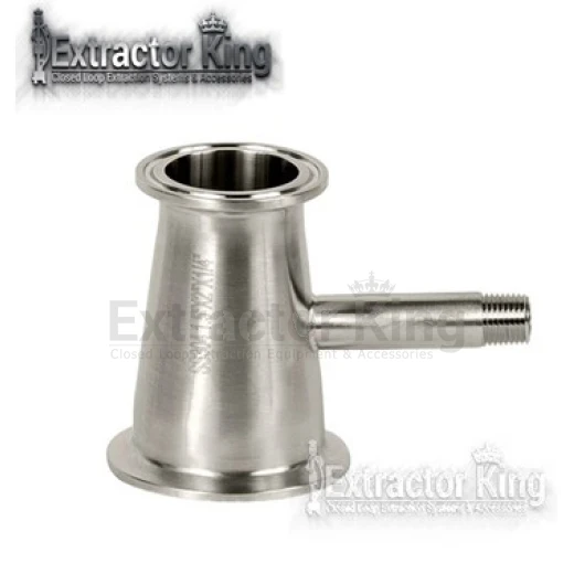 TriClamp Reducer with 1/4” MNPT