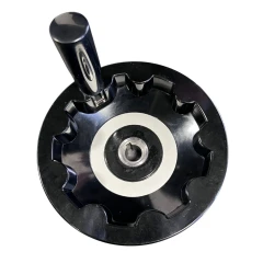 Pellet Press Top Turnplate with Handle – view 2