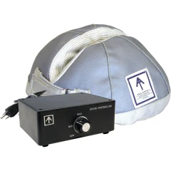 Ai 2L HeatedShield 400C Heating Top, grey fabric dome cover with black controller box and knob