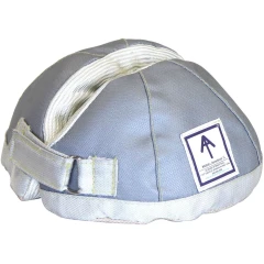 Ai DomeShield 800C Insulating Top, 2L Flask, grey fabric dome with white trim, strap and label patch
