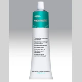 Molykote High Vacuum Grease, 100 g Tube, white tube with teal band and white cap, grey background