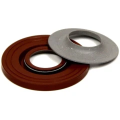 Ai 10L Small-Neck Rotovap PTFE Sealing Kit, brown lip seal with spring and grey PTFE ring