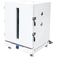 Ai 22 Cu Ft 250°C Forced Convection Oven 220V, white cabinet with window strip, two latches and base display