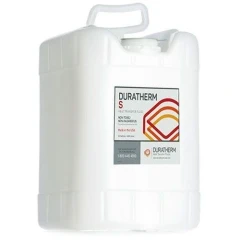 Duratherm S Heat Transfer Fluid, 5 Gallon, white plastic pail with handle and front label