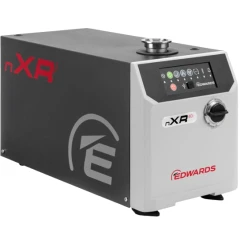 Edwards nXR40i NW25 Multi-Stage Roots Dry Pump, dark grey housing with light grey front panel and top port