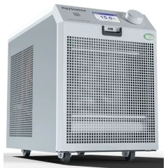PolyScience DuraChill CA10 -10 to 70°C Chiller, grey cabinet with grille front, display, filler cap and casters