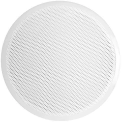 Bel-Art Polyethylene Buchner Filter Plate, round white perforated plate, top view