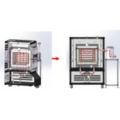 1200C Debinding Sintering Furnace, Cold Trap – view 2