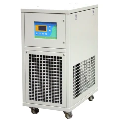 Ai WAC-1 17L Recirculating Water Chiller, light grey cabinet with control display, grille panels and casters