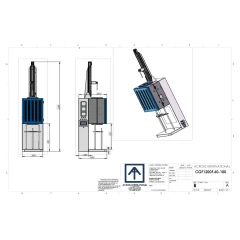 Ai CGF1500F 1500°C 3-Zone Crystal Growth Furnace – view 3