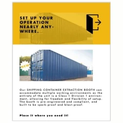 C1D1 Labs Outdoor Extraction Booth – view 3
