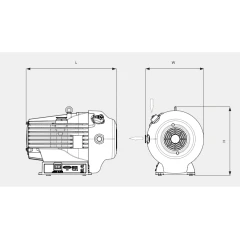 Pfeiffer HiScroll 46 Dry Scroll Vacuum Pump – view 4