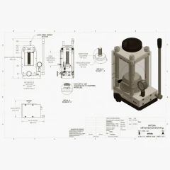 Ai MP24A 24-Ton Pellet Press with Shield – view 2