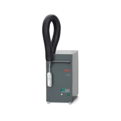 Huber TC100E Spez Immersion Cooler, -100°C, grey unit with black flexible hose and coiled probe