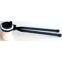 Graphite Crucible with SiO2 Liner, 150ml – view 2