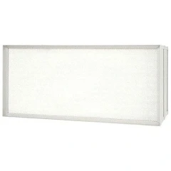 Ai Biosafety Cabinet Replacement HEPA Filter, white rectangular filter panel in a metal frame