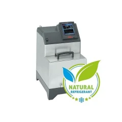 Huber Ministat 240, -45 to 200°C, silver and grey bath unit with touchscreen, natural refrigerant badge