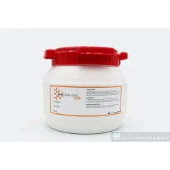 SonoMechanics NanoStabilizer-LSTM, white tub container with red lid and orange-trimmed label