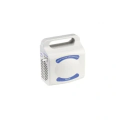 Welch 2511 WOB-L 0.39 CFM Oil-Free Pump, compact white housing with carry handle and side vent