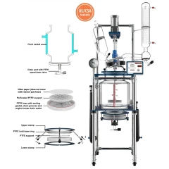 Ai 20L Jacketed Filter Glass Reactor – view 4