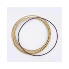Agilent IDP3/7/10/15 Tip Seal Kit, coiled tan tip seal strips with a dark brown ring